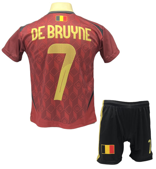 België voetbaltenue thuis voetbalshirt + broek set