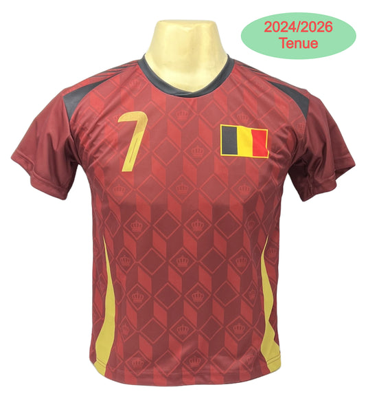 België voetbaltenue thuis voetbalshirt + broek set