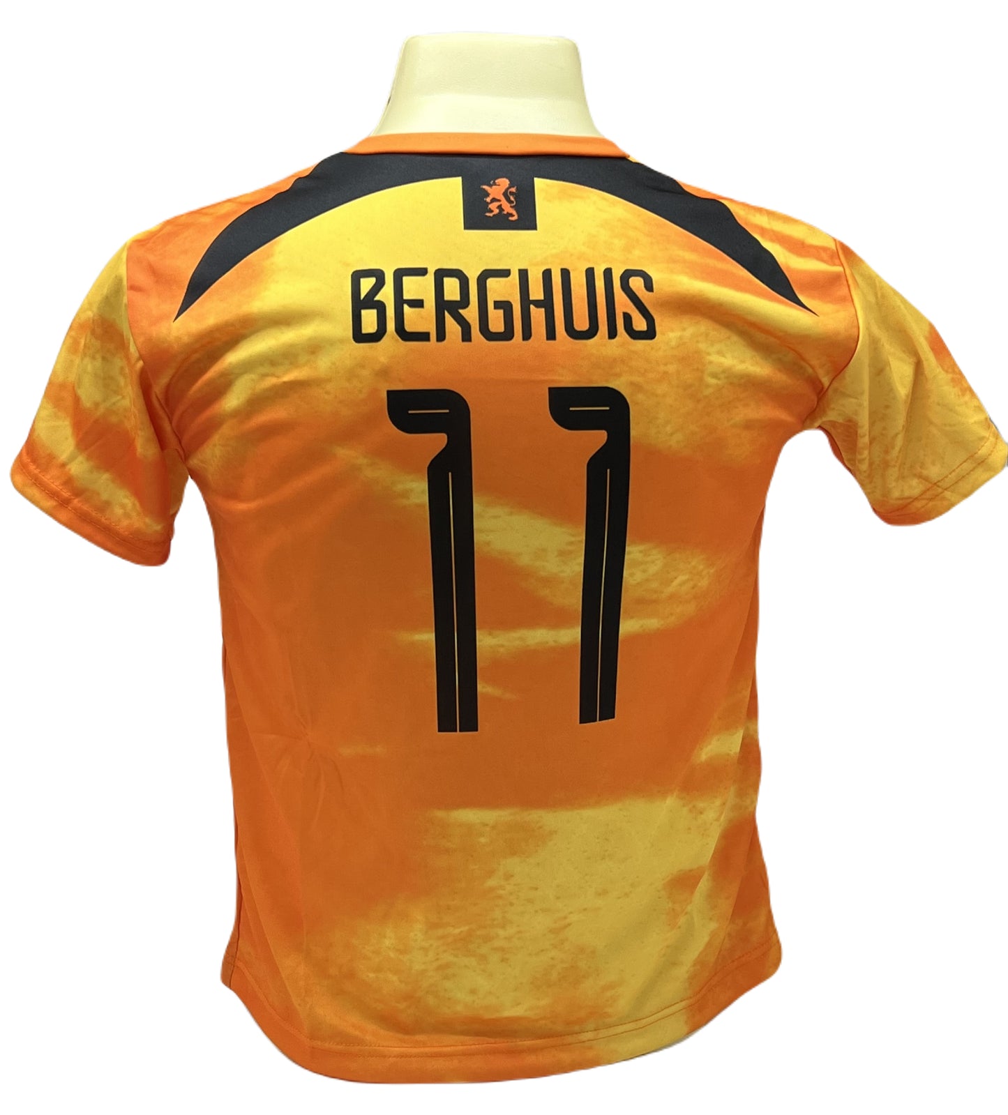 Berghuis Voetbalshirt + Broek Voetbaltenue Nederlands Elftal - Oranje