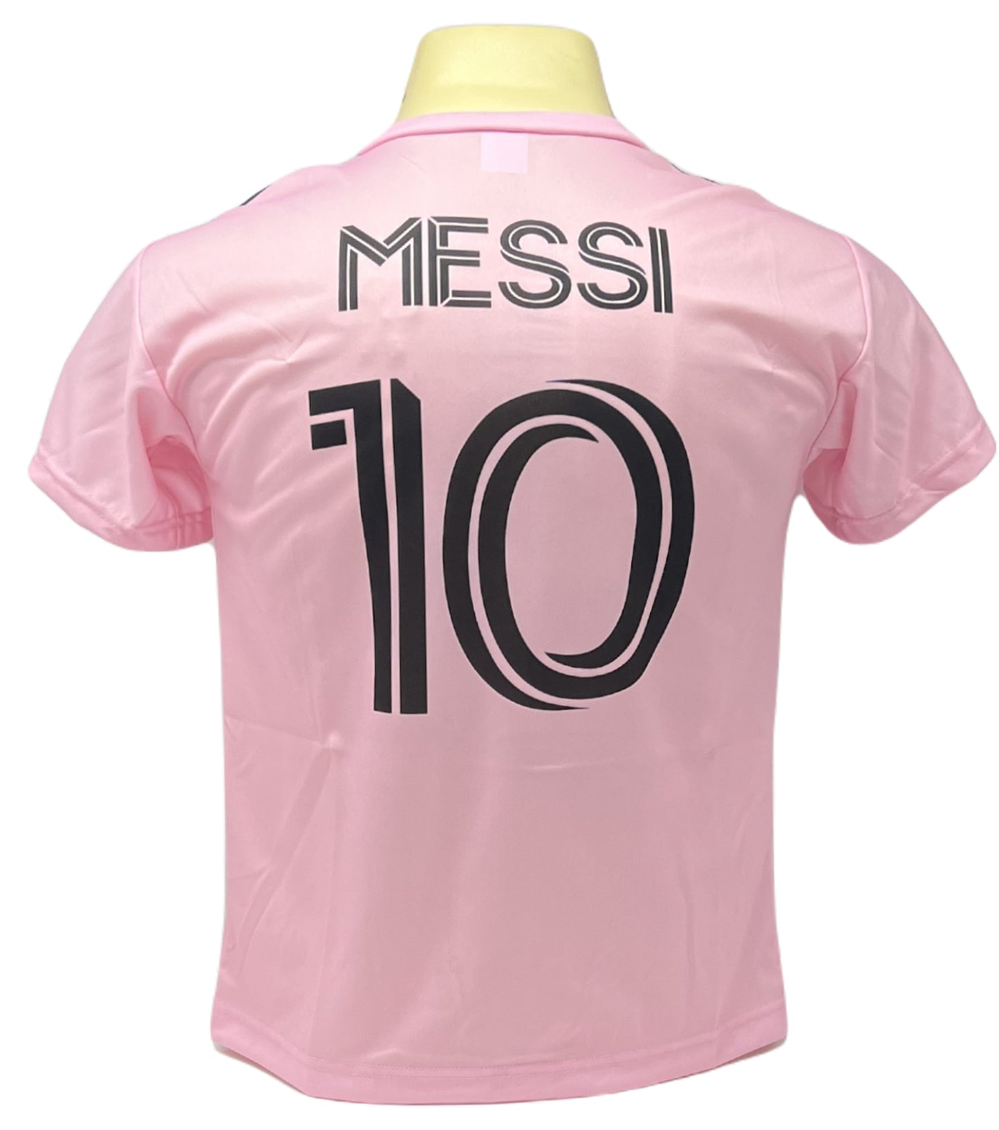 Messi Miami Voetbalshirt en Broekje Voetbaltenue Roze - Inter Miami CF